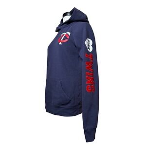 Y2K Victoria's Secret PINK Minnesota Twins Navy Blue Hoodie Sweatshirt Small
